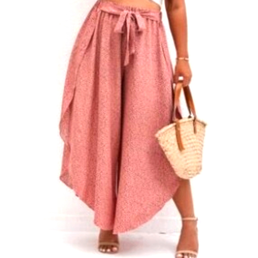 Slit side pants